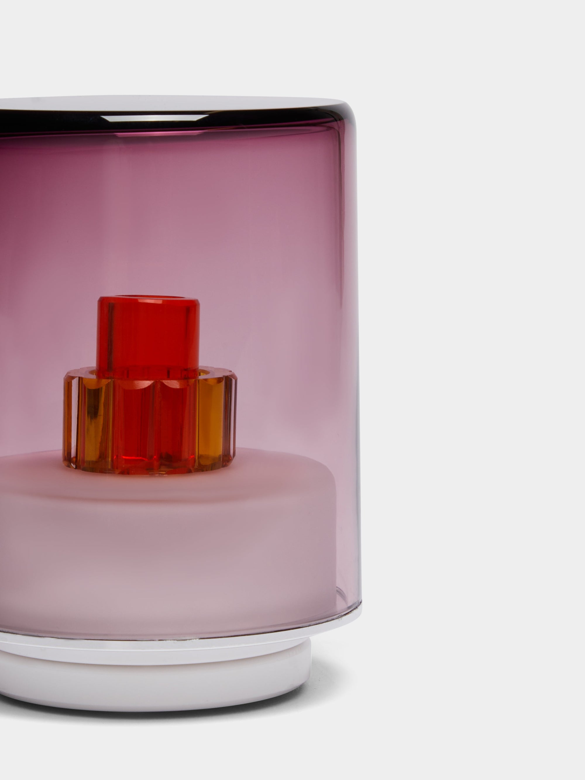 Ametista II Hand-Blown Murano Glass Portable Table Light