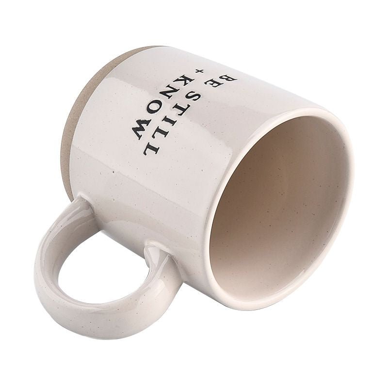 Be Still and Know Stoneware Coffee Mug