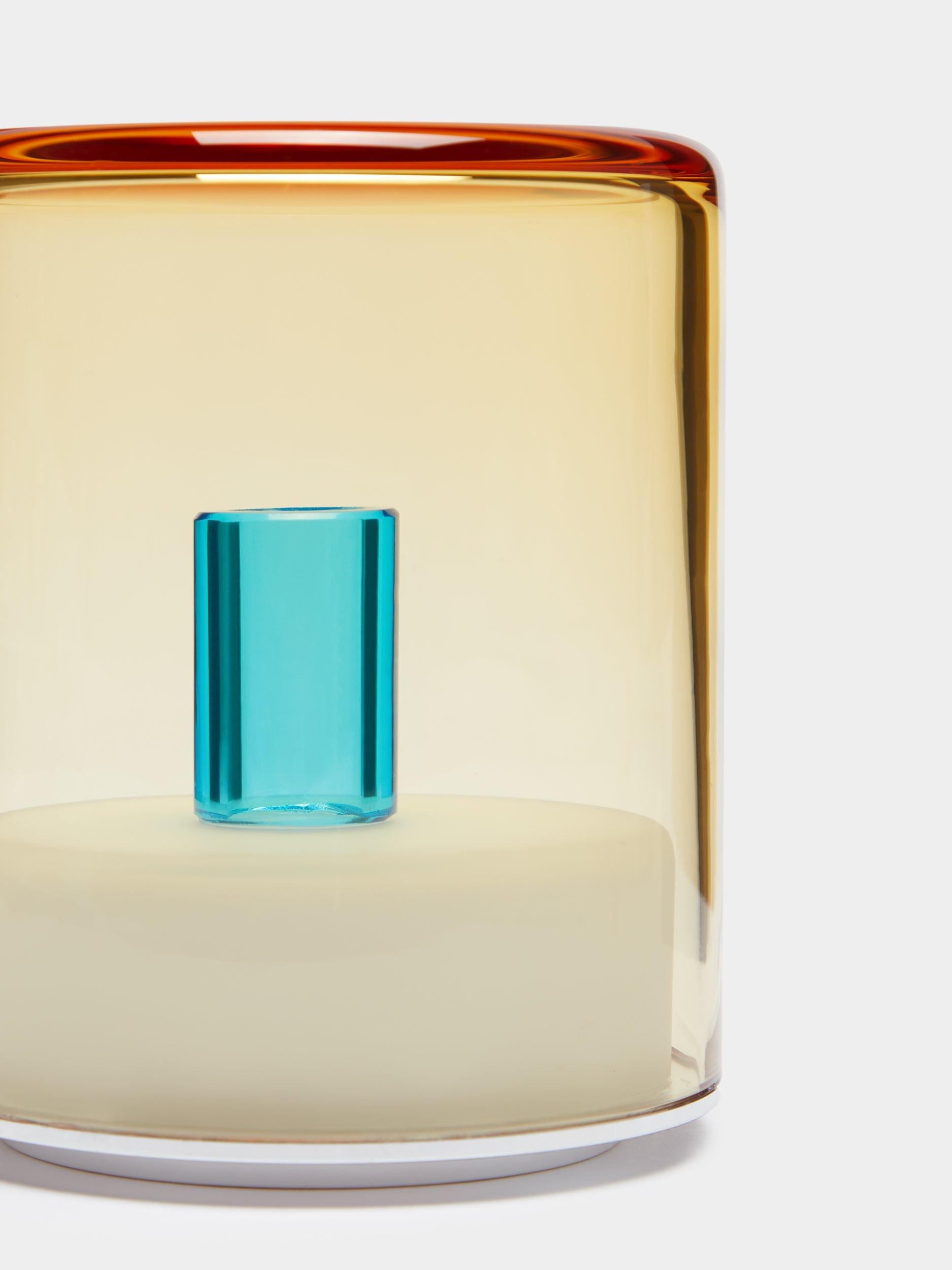 Ambra I Hand-Blown Murano Glass Portable Table Light