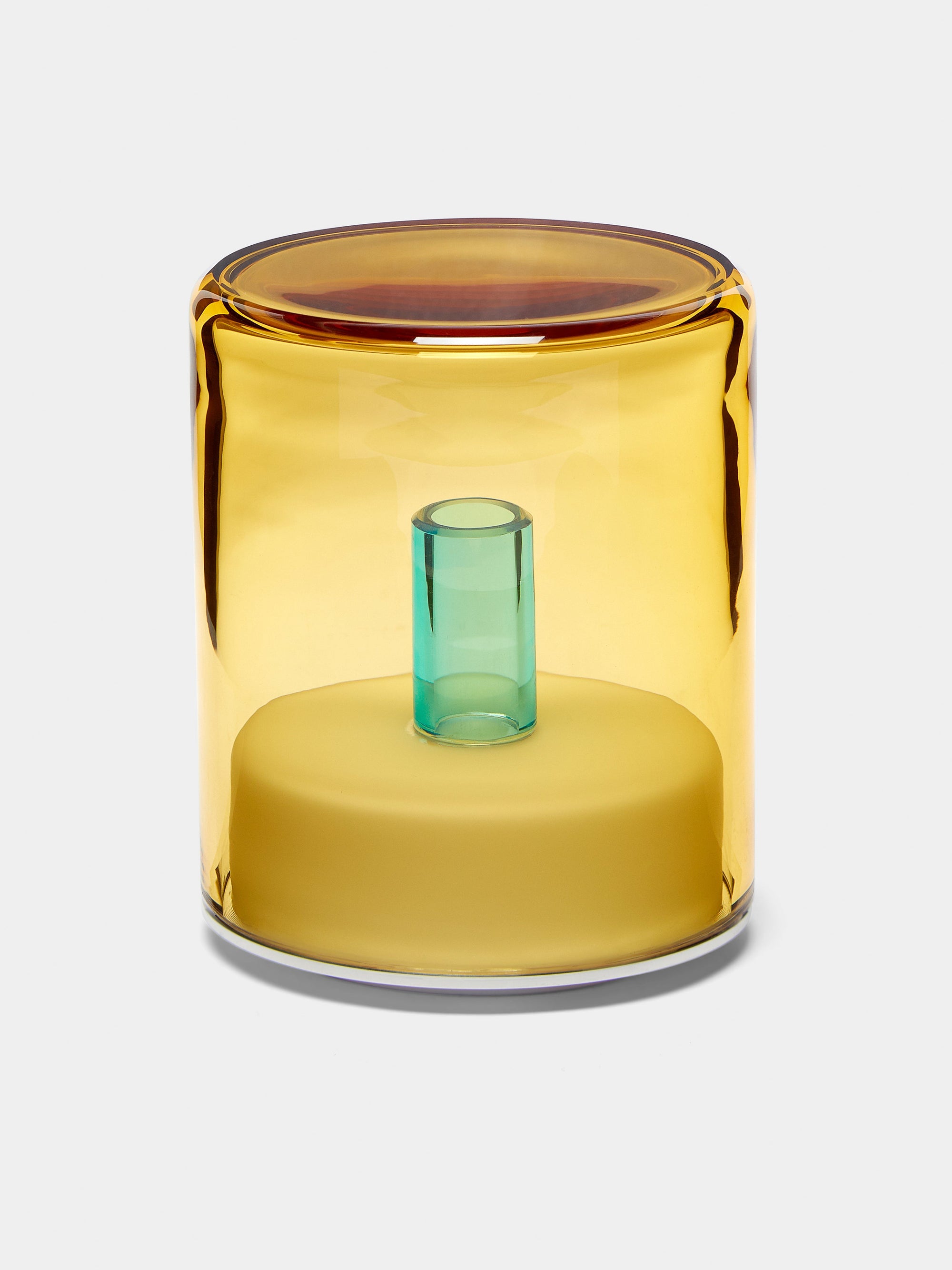 Ambra I Hand-Blown Murano Glass Portable Table Light