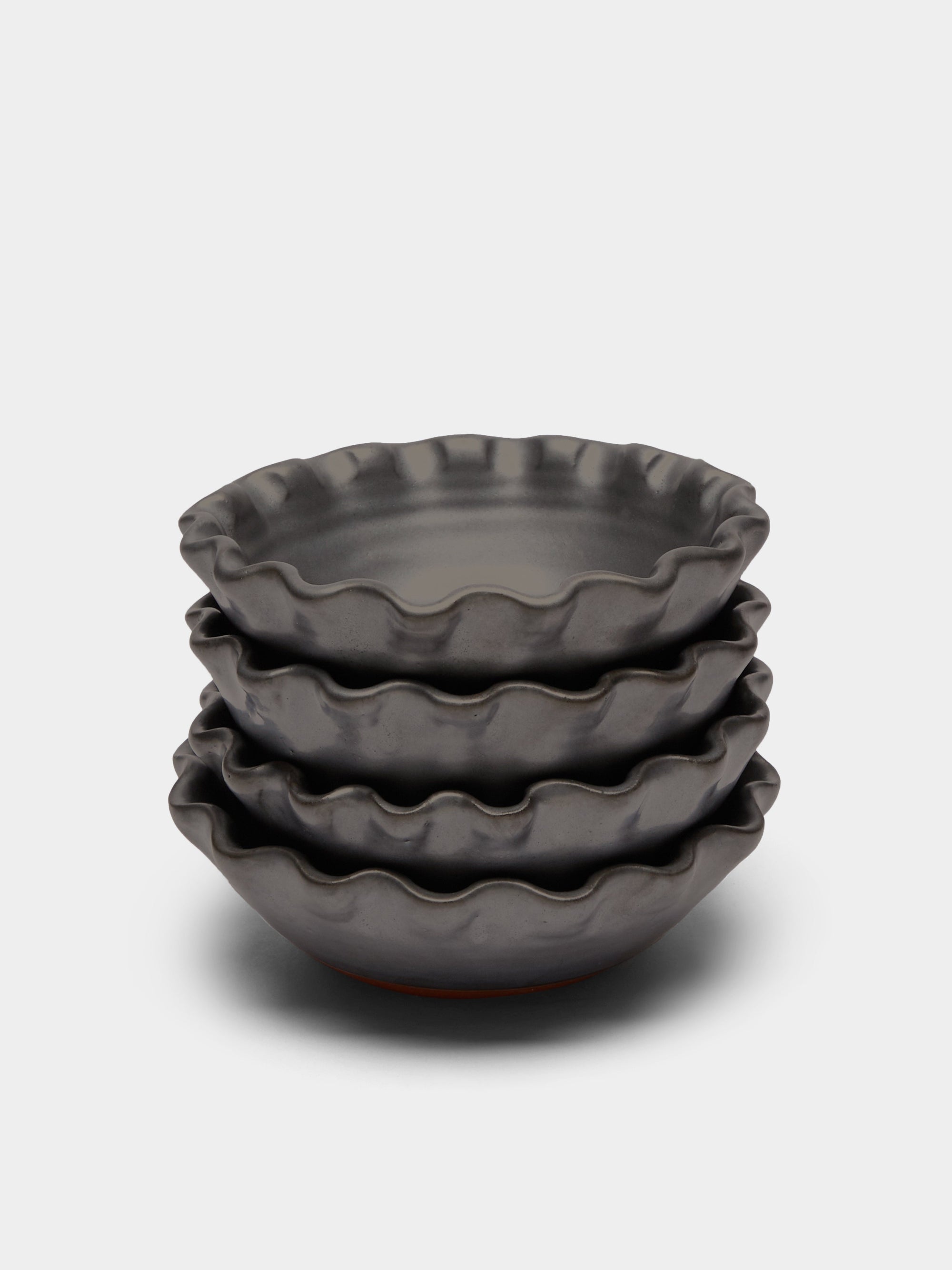Hand-Glazed Ceramic Small Bowls (Set of 4)