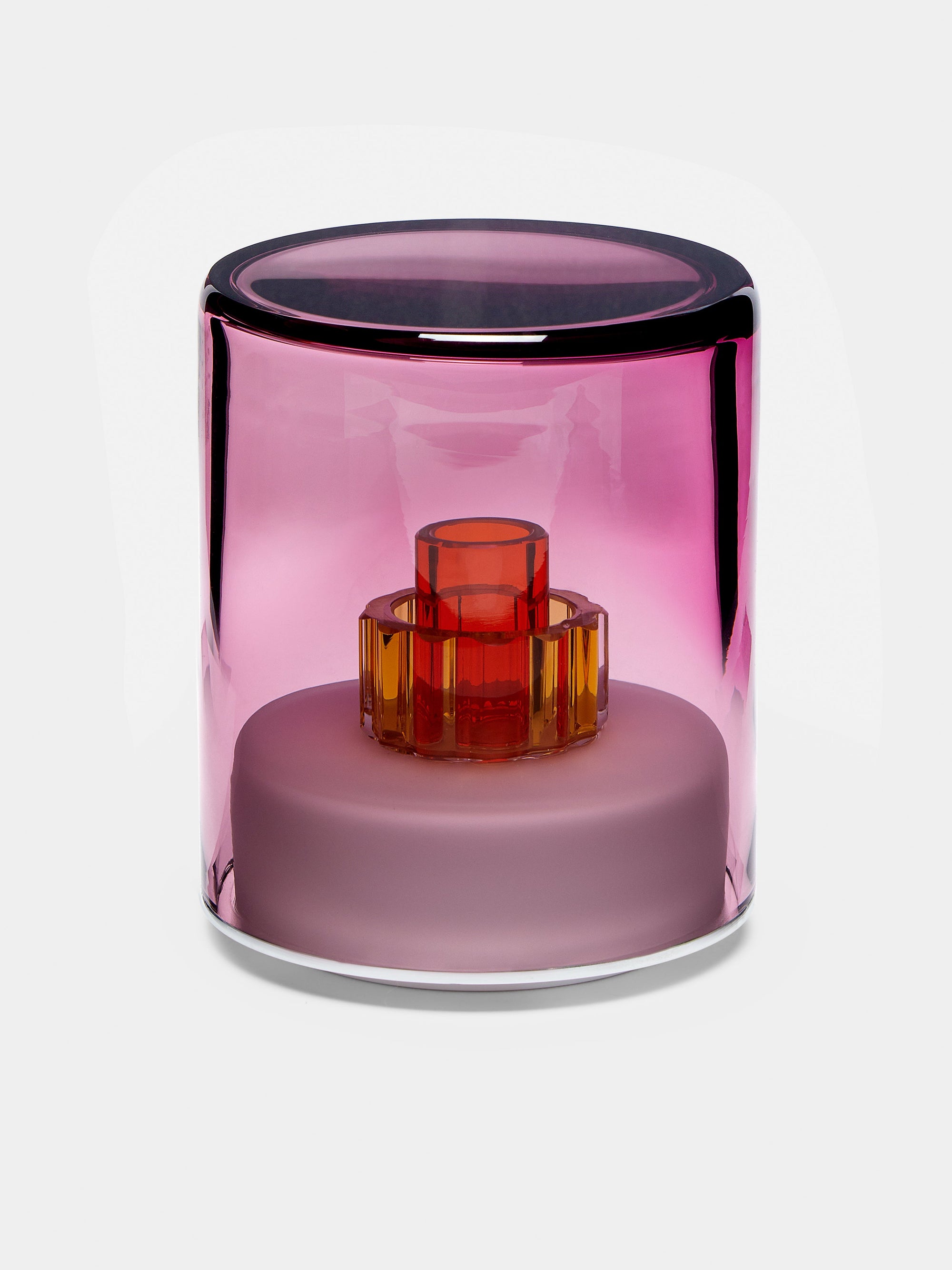 Ametista II Hand-Blown Murano Glass Portable Table Light